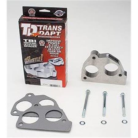 Trans-Dapt Trans-Dapt T37-2733 Wide Open TBI Spacer for Chevy; Black T37-2733